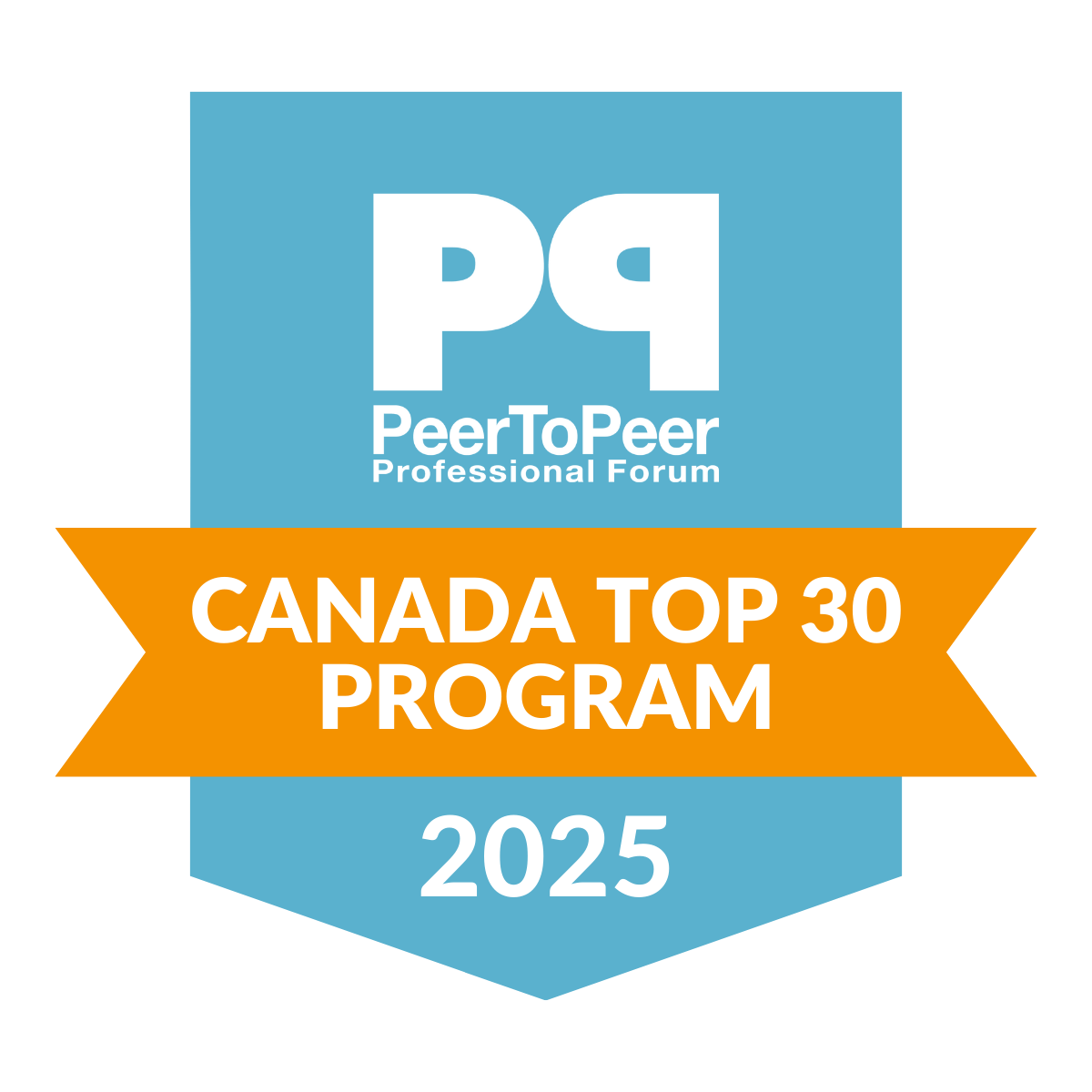 PeerToPeer Canada Top 30 Program 2025
