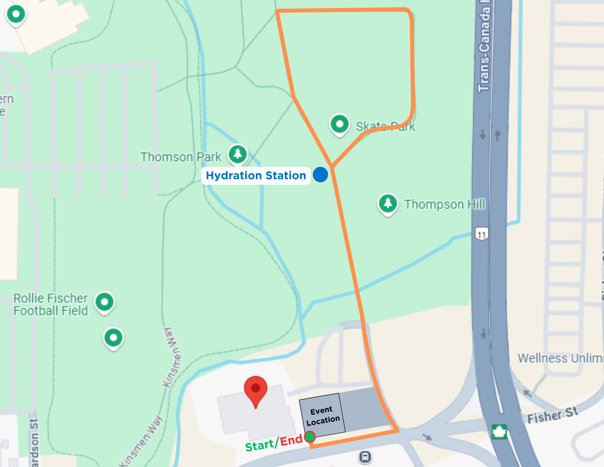 NB Walk Map