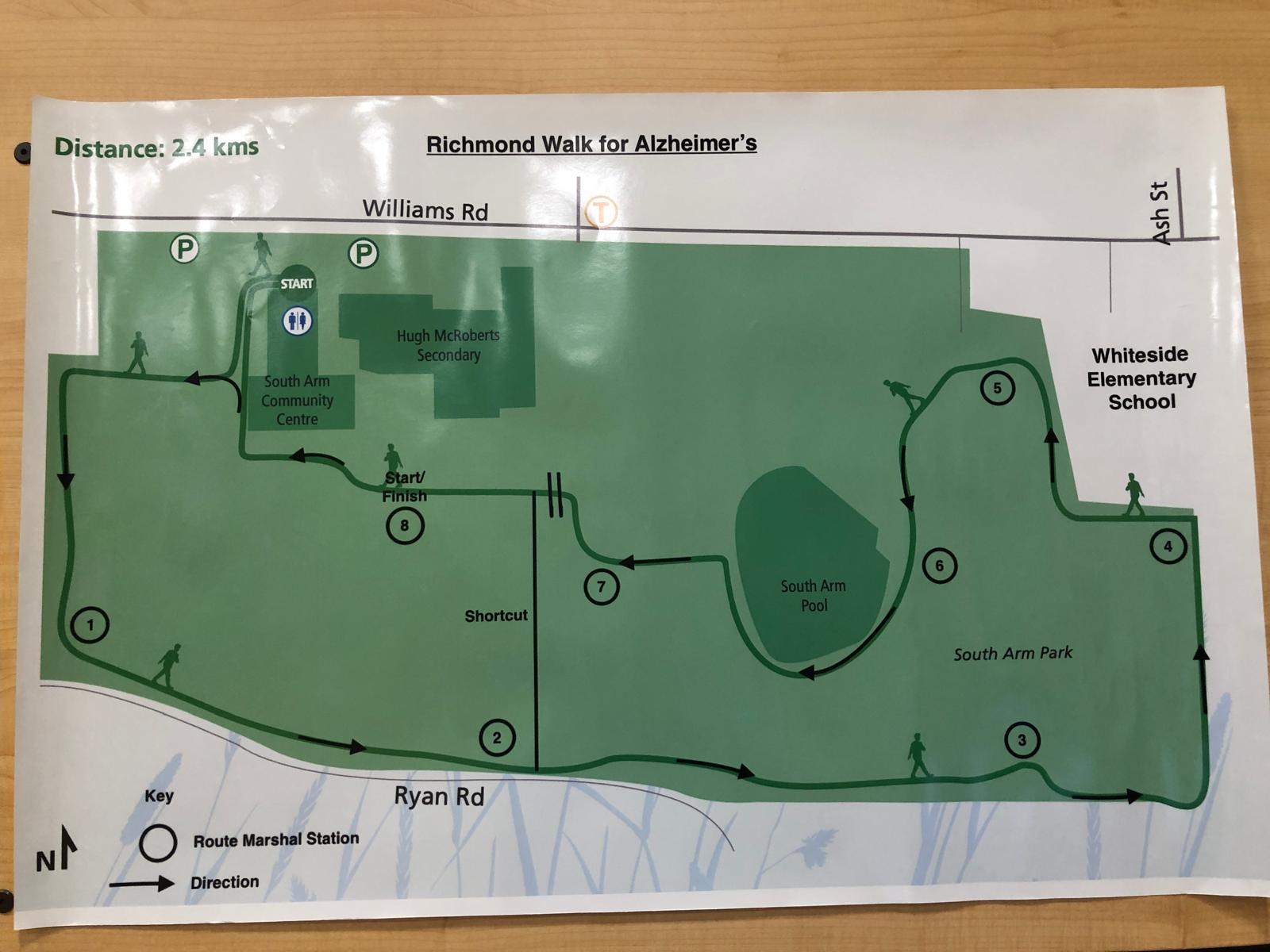 Richmond Walk route
