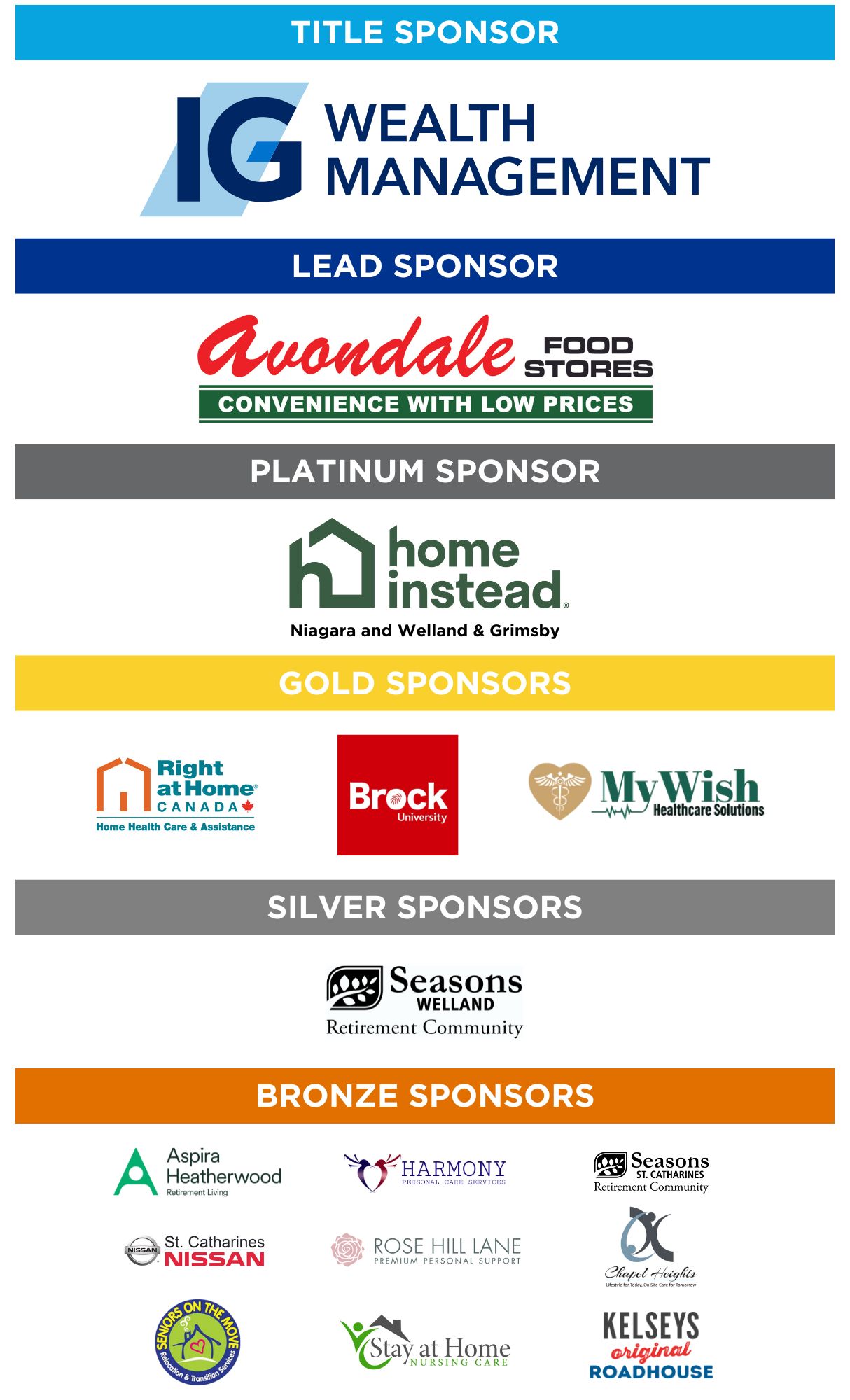 2025 ASNR Walk Sponsors