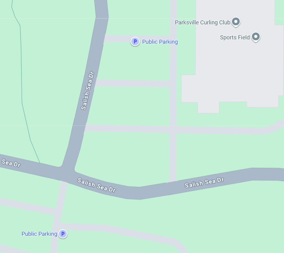 Parking near Parksville Curling Club