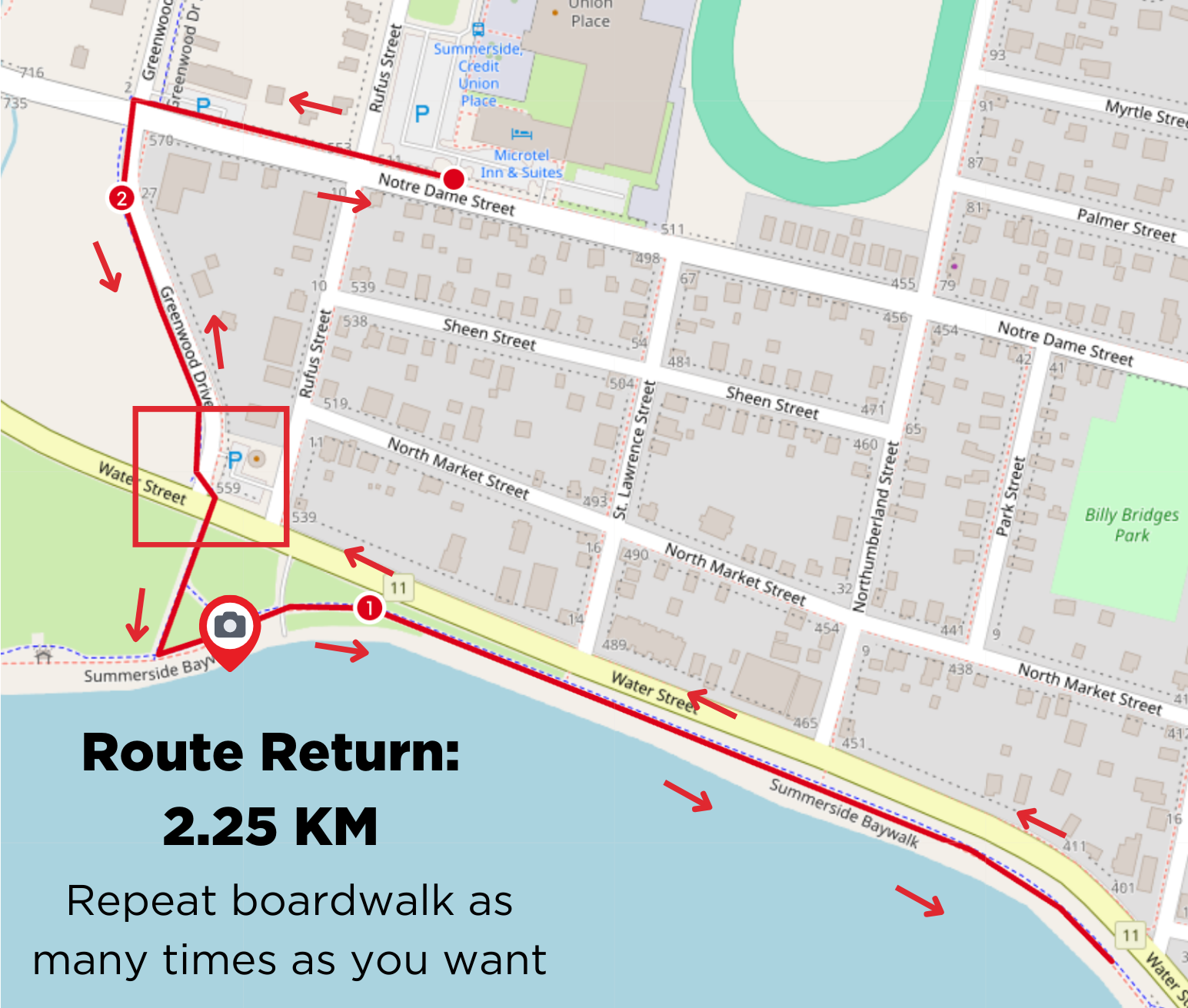 sside walk 2025 route