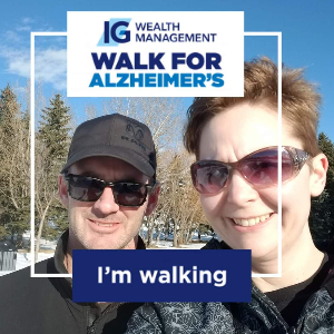 I'm walking for Grandma Jordbro & Aunty Marge