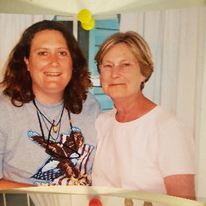 Mom and me