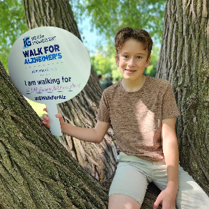 Zach at Walk for Alzheimer's Etobicoke May 26, 2023