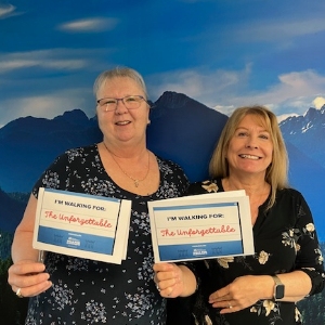 Enthusiastic team members, Tammy and Lynell.