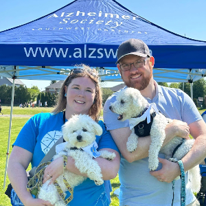 Walk for Alzheimer's 2023 with Nate, Mickey and Little Bear!