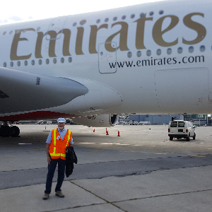 My dad with an Airbus A380 at Pearson Airport several years back. Taking him an airside tour was one of many memories of something my dad and I did together more recently.