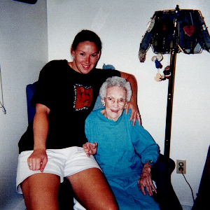 Me and my Nanny who lived with dementia.