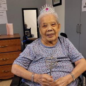 Granny on her birthday