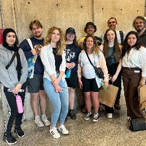 Campbell lab at the 2024 AD walk