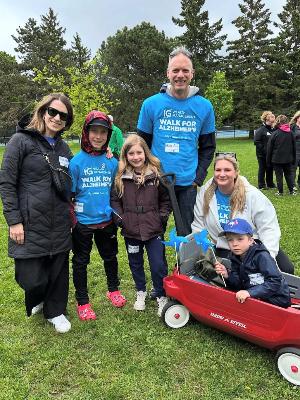 Walking for Dad & Papa