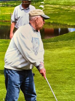 He could always putt...
