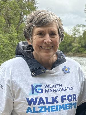 Linda at the 2023 Walk for Alzheimers