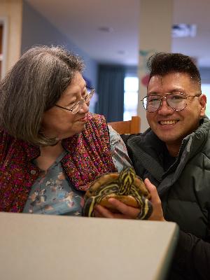 A colourful life of care with my mom