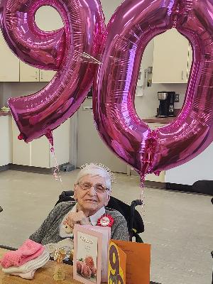 My Mom's 90th Birthday in January this year.