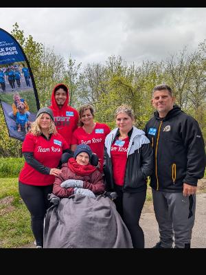 Well walk for our Mom/Nonna Rosa