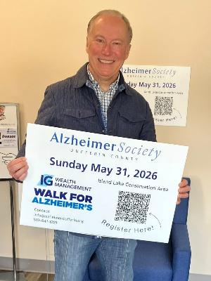 2026 Dufferin Alzheimer Society Walk Ambassador - Orangeville Councillor - Joe Andrews