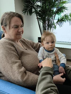 Anna and her great nephew