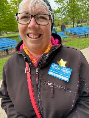 2025.......a cool but happy walk!