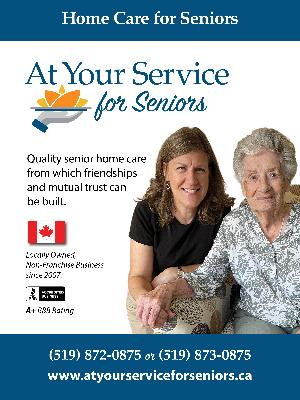 Serving more than 3000 London Seniors since 2007!