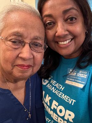 Mom and I from the 2024 Walk ��