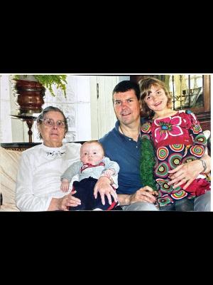 Nanny, Ryan, Dad, and Me