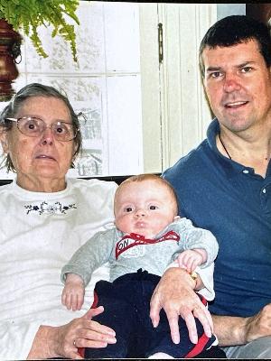 Me, mum and Ryan